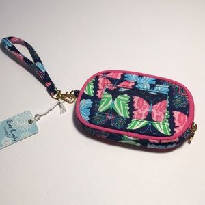 Butterfly Tech Phone Case Wristlet Wallet